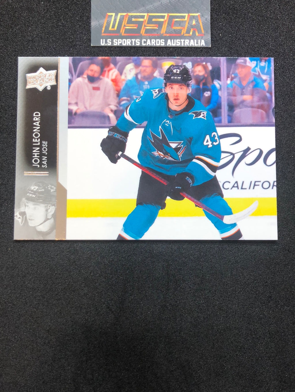 2021-22 Upper Deck Series Two #396 - John Leonard - San Jose Sharks