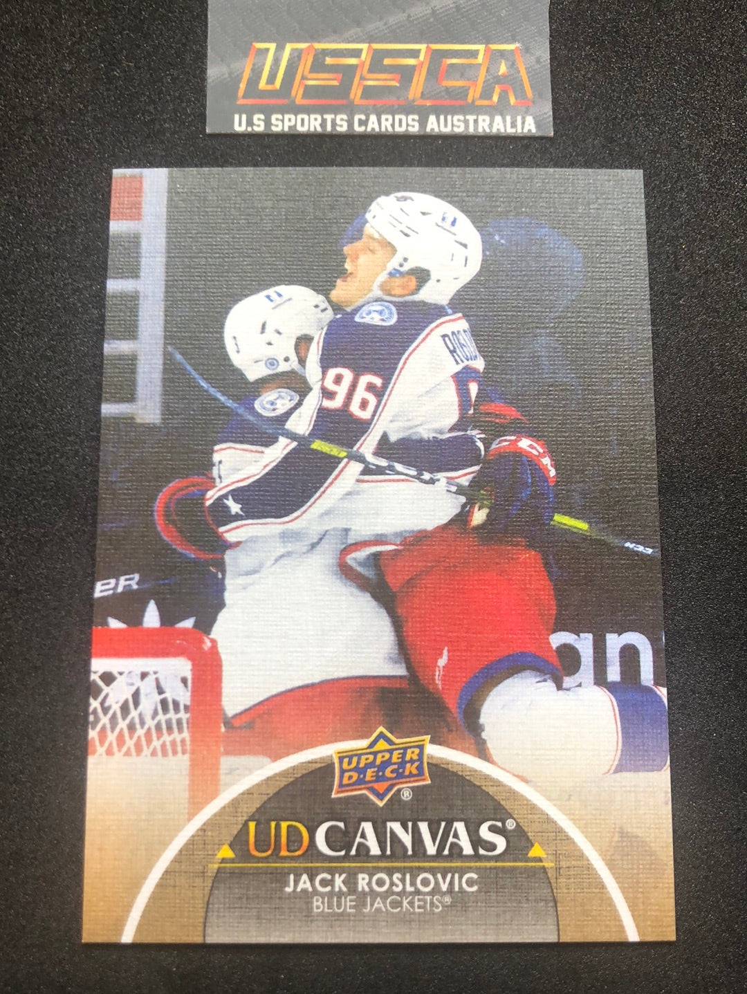 2021-22 Upper Deck Series Two #C144 - UD Canvas - Jack Roslovic - Columbus Blue Jackets