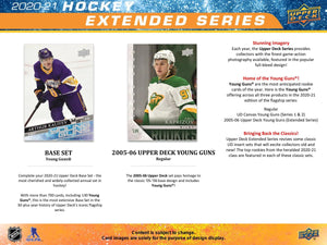 2020-21 Upper Deck Extended Series Hockey 7-Pack Blaster Box NHL