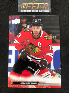 2022-23 Upper Deck Series 1 Hockey #43 Jonathan Toews - Chicago Blackhawks