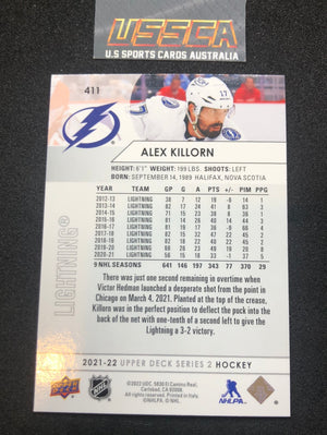 2021-22 Upper Deck Series Two #411 - Alex Killorn - Tampa Bay Lightning