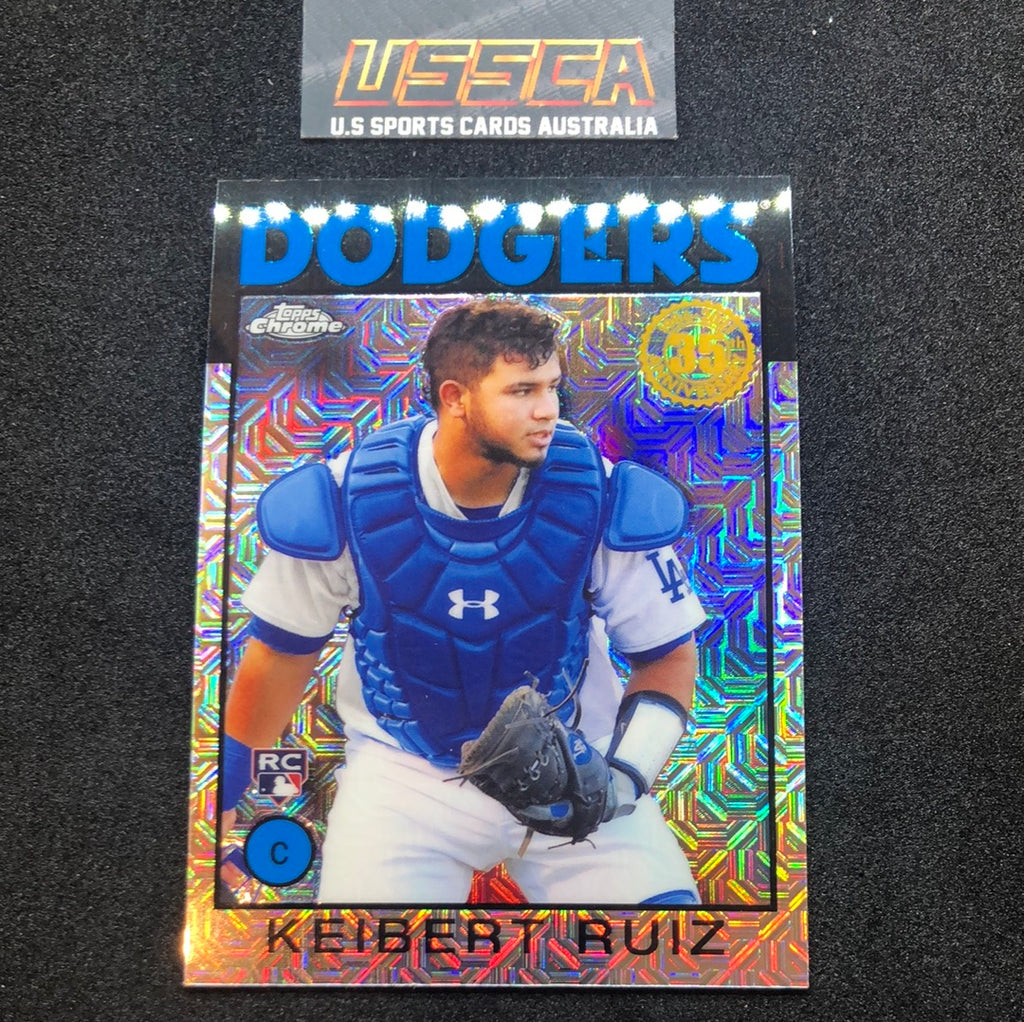 2021 Topps - Silver Pack 1986 Chrome Baseball #86BC-33 - Kroeber Ruiz - Los Angeles Dodgers