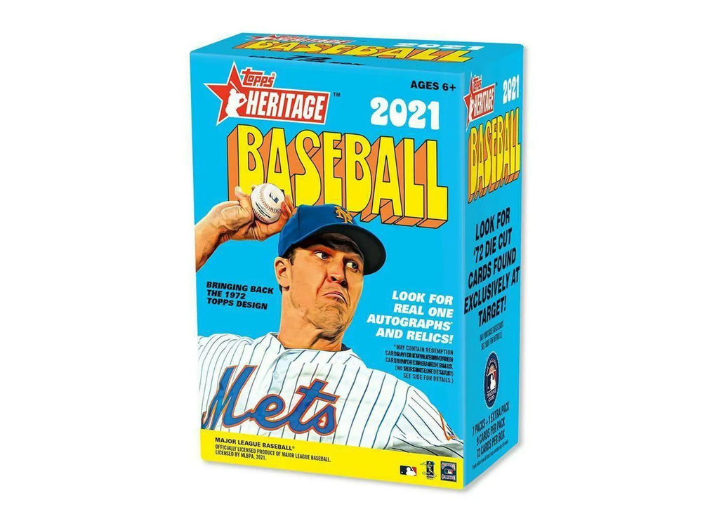 2021 Topps Heritage Baseball 8-Pack Blaster Box