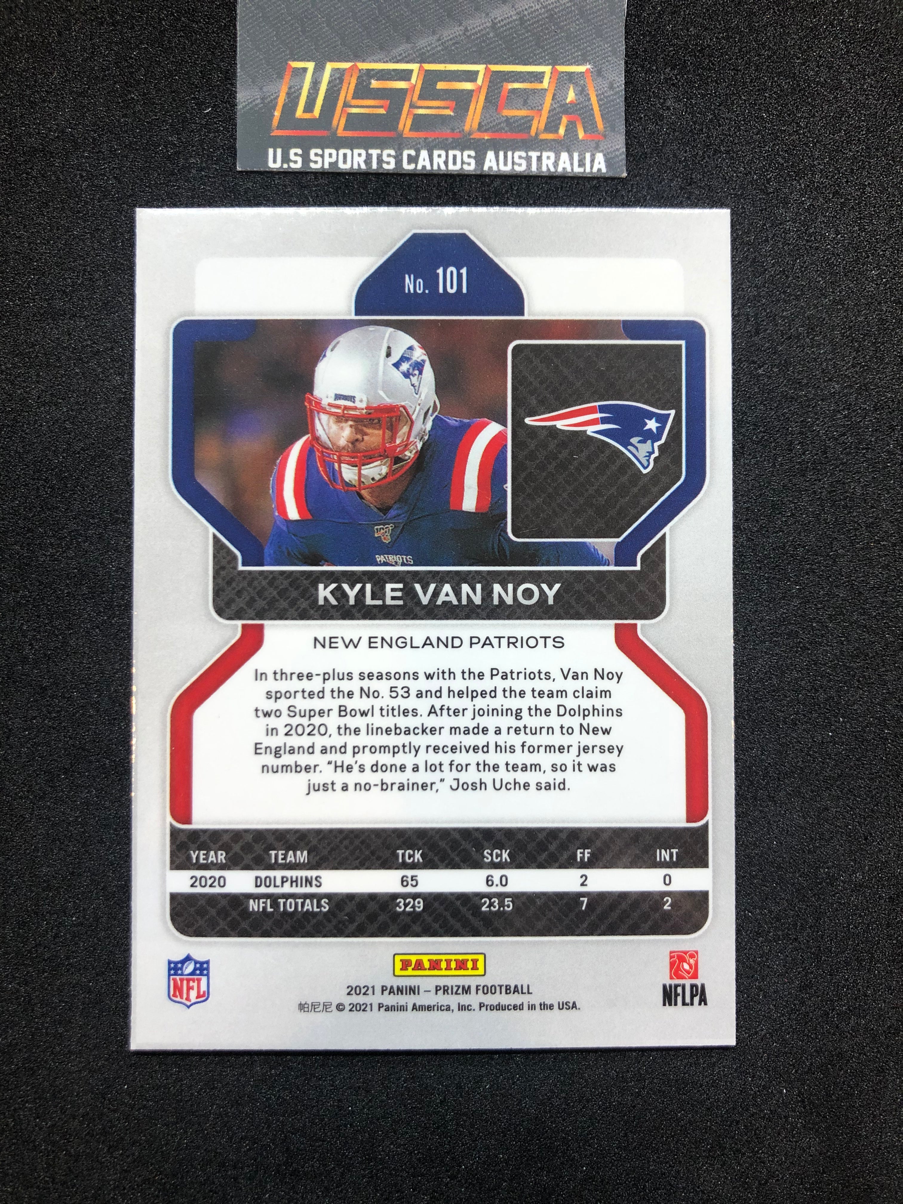 2021 Panini Prizm - [Base] #101 - Kyle Van Noy - New England Patriots