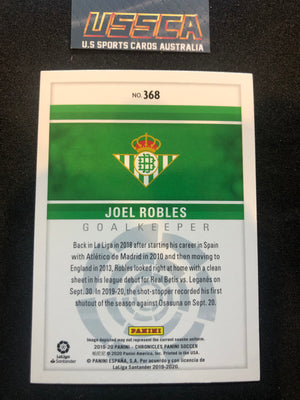 2019-20 Panini Chronicles - Red #368  Panini La Liga - Joel Robles - Real Betis Balompie