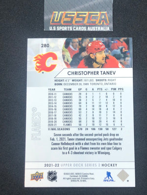 2021-22 Upper Deck Series 2 #280 - Christopher Tanev - Calgary Flames