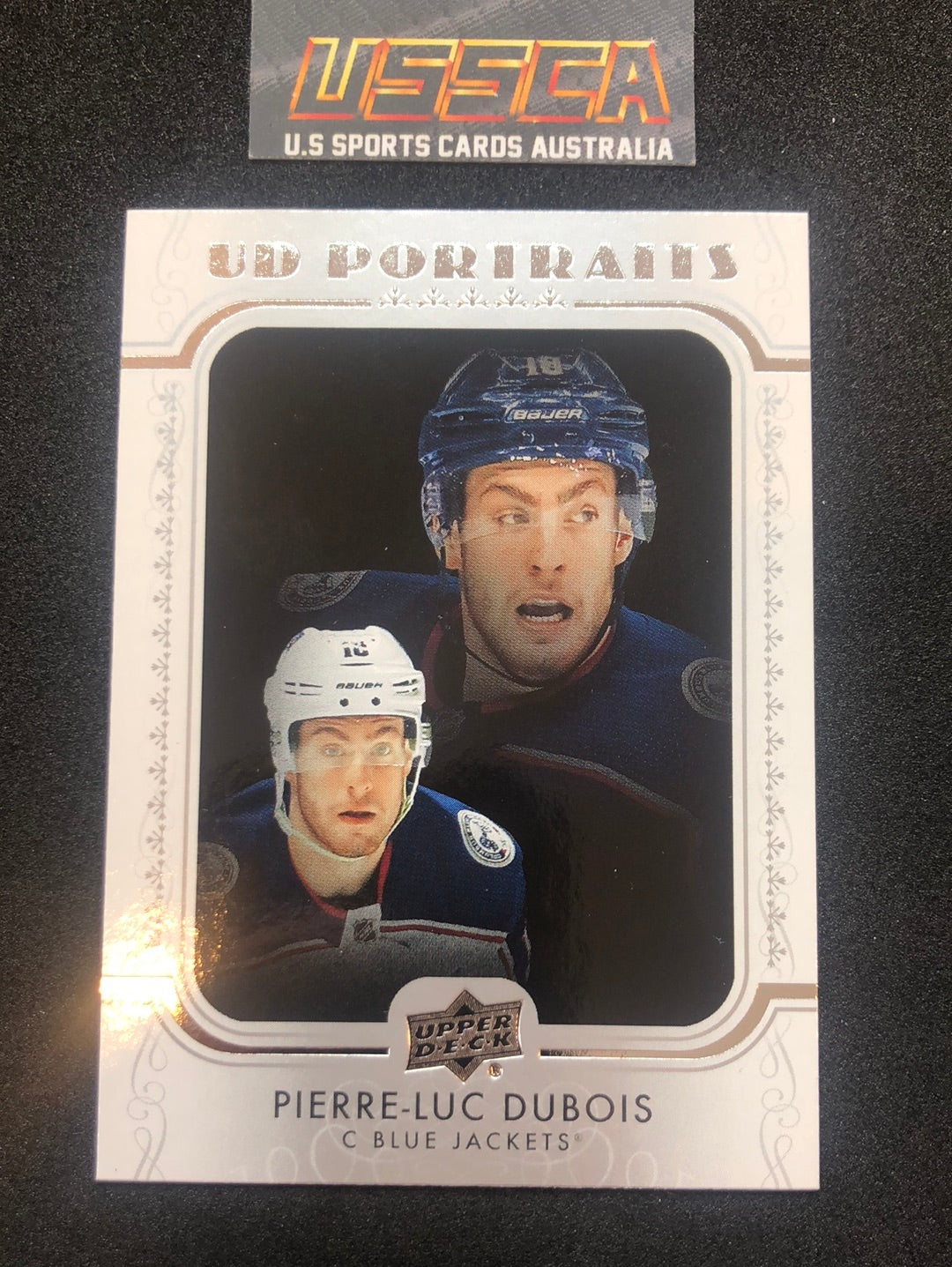 2019-20 Upper Deck Series 1 - UD Portraits #P-6 Pierre-Luc Dubois - Columbus Blue Jackets