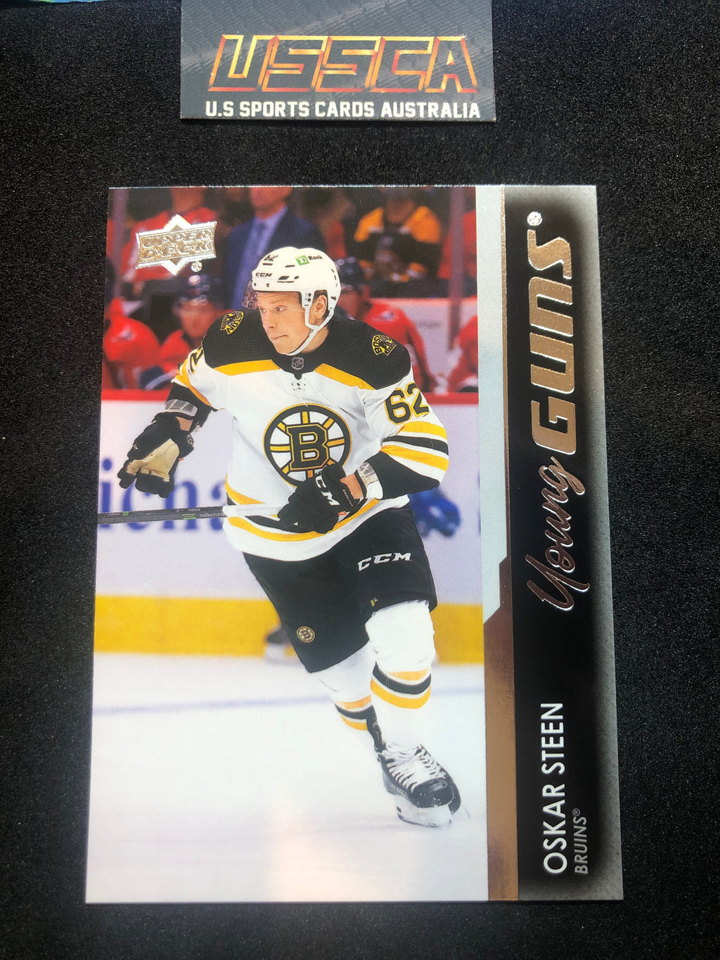 2021-22 Upper Deck Series Two #494 - Young Guns - Oskar Steen - Boston Bruins  RC