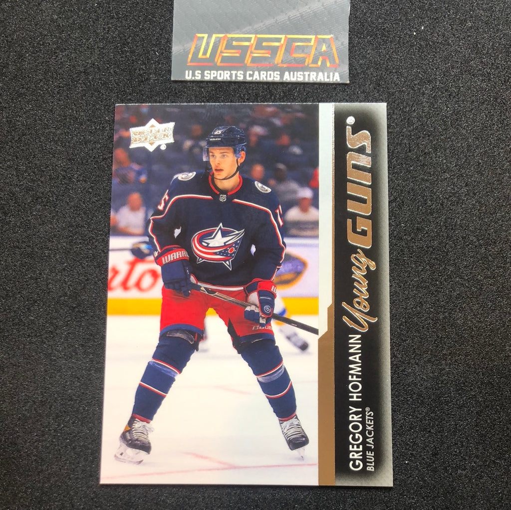 2021-22 Upper Deck Series Two #486 - Young Guns - Gregory Hofmann - Columbus Blue Jackets