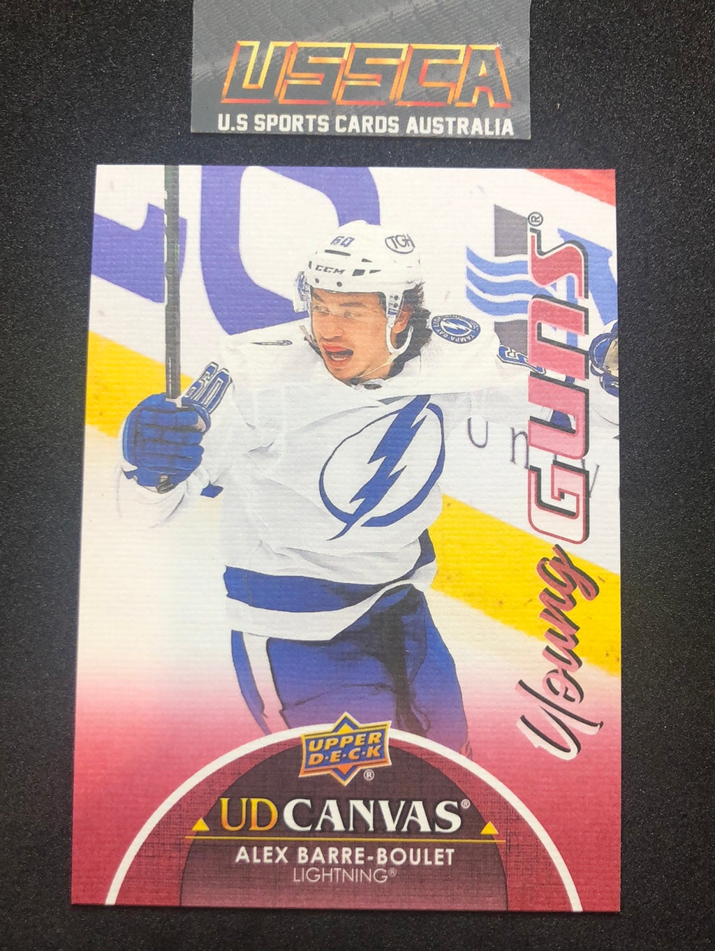 2021-22 Upper Deck Series Two #C100 - UD Canvas Young Guns - Alex Barre-Boulez - Tampa Bay Lightning