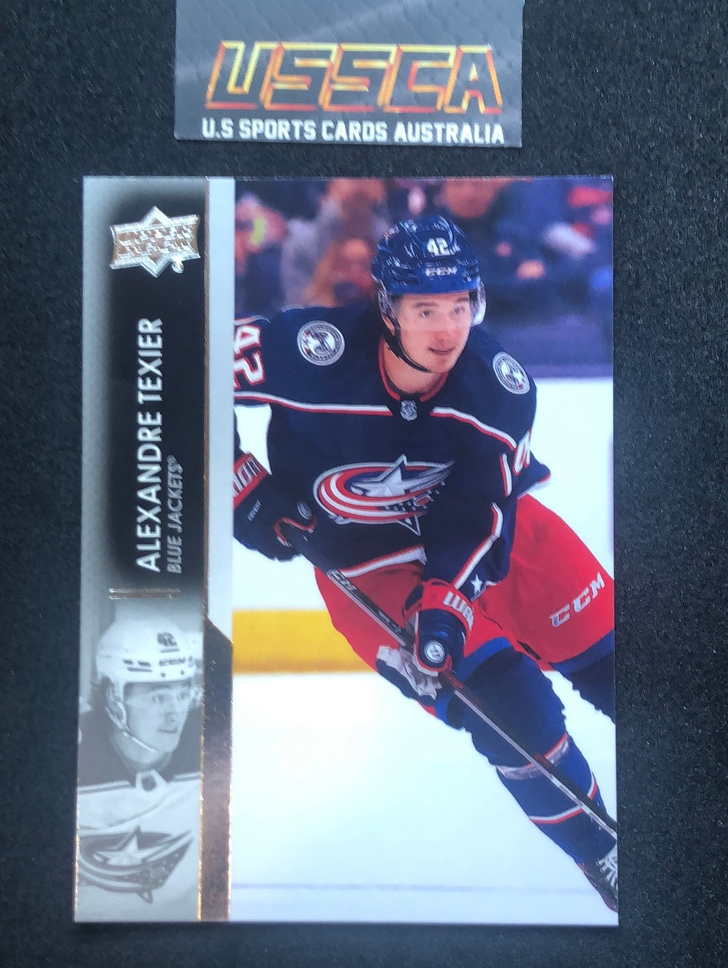 2021-22 Upper Deck Series Two #306 - Alexandre Texier - Columbus Blue Jackets