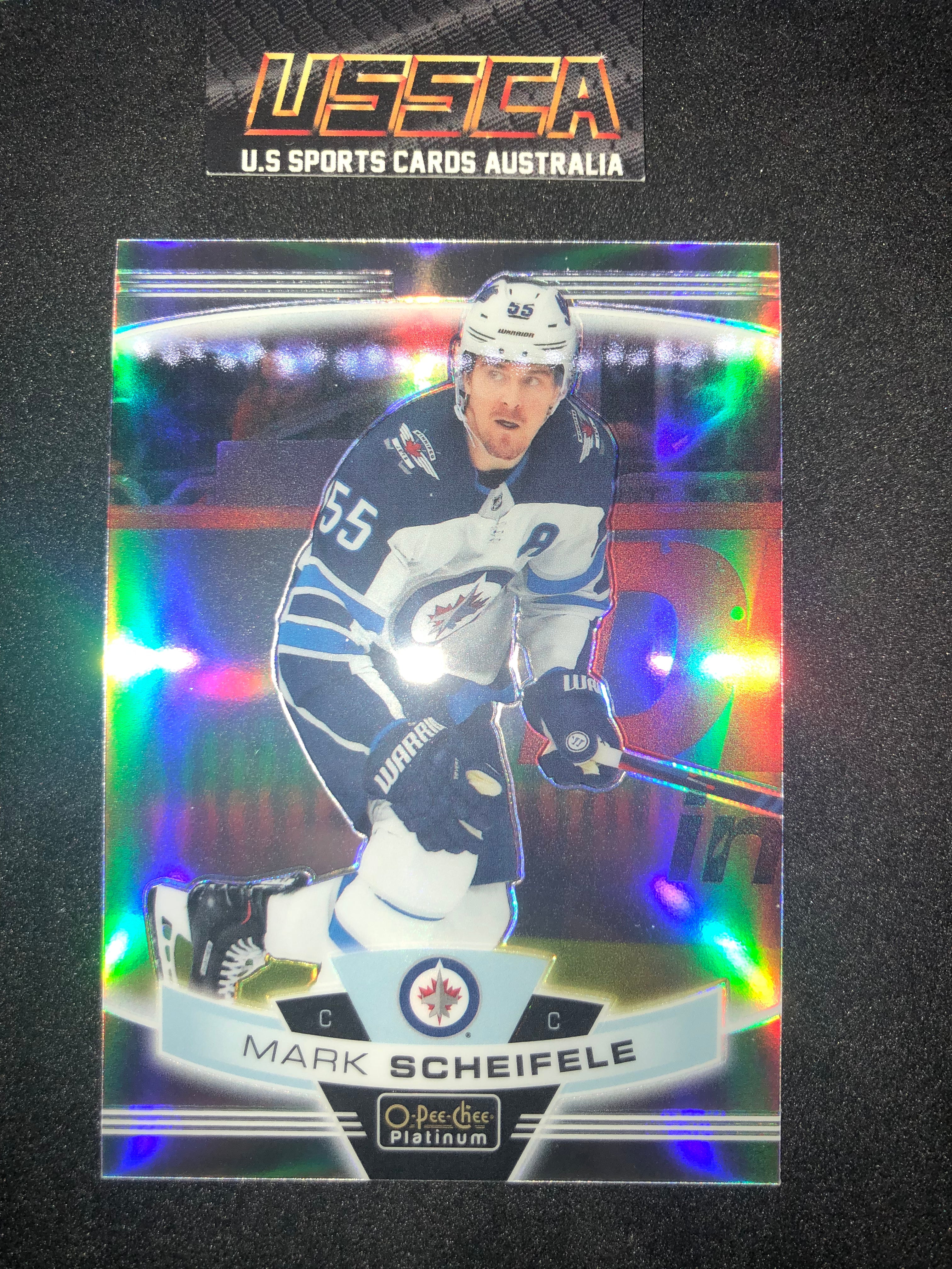 2019-20 Upper Deck O-Pee-Chee Platinum Hockey - Base - Rainbow #11 Mark Scheifele - Winnipeg Jets