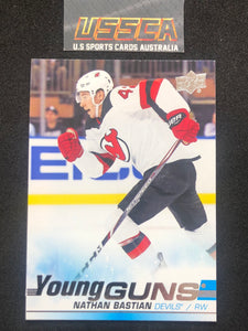 2019-20 Upper Deck Series 1 - Young Guns #205 Nathan Bastian - New Jersey Devils