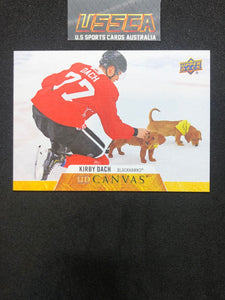 2020-21 Upper Deck Series 1 - UD Canvas #C18 Kirby Dach - Chicago Blackhawks