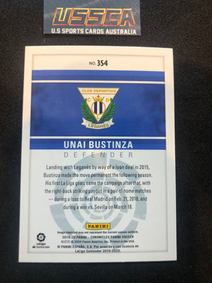 2019-20 Panini Chronicles - Red #354  Panini La Liga - Unai Bustinza - CD Leganes