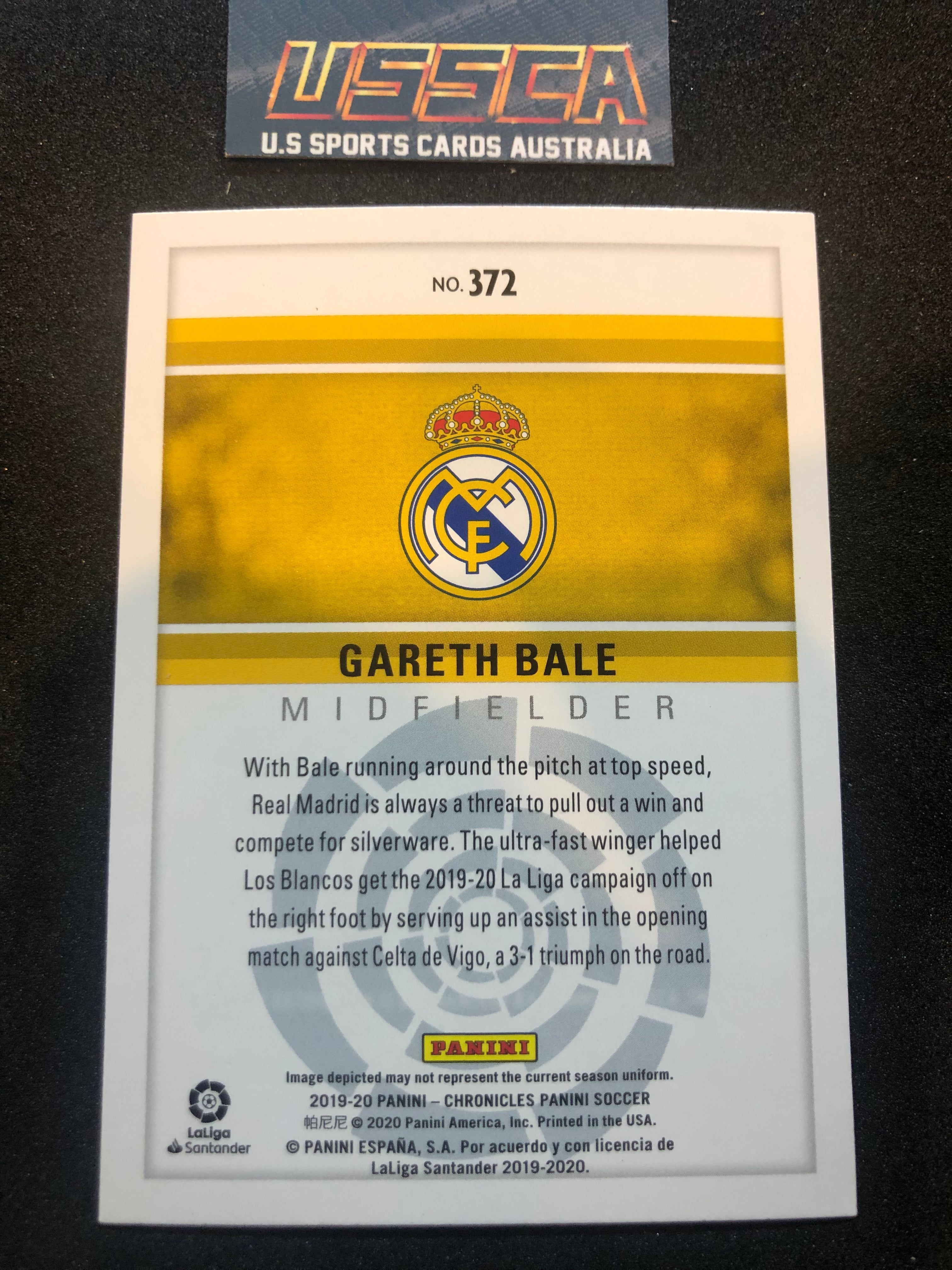 2019-20 Panini Chronicles - #372 Panini La Liga - Gareth Bale - Real Madrid FC