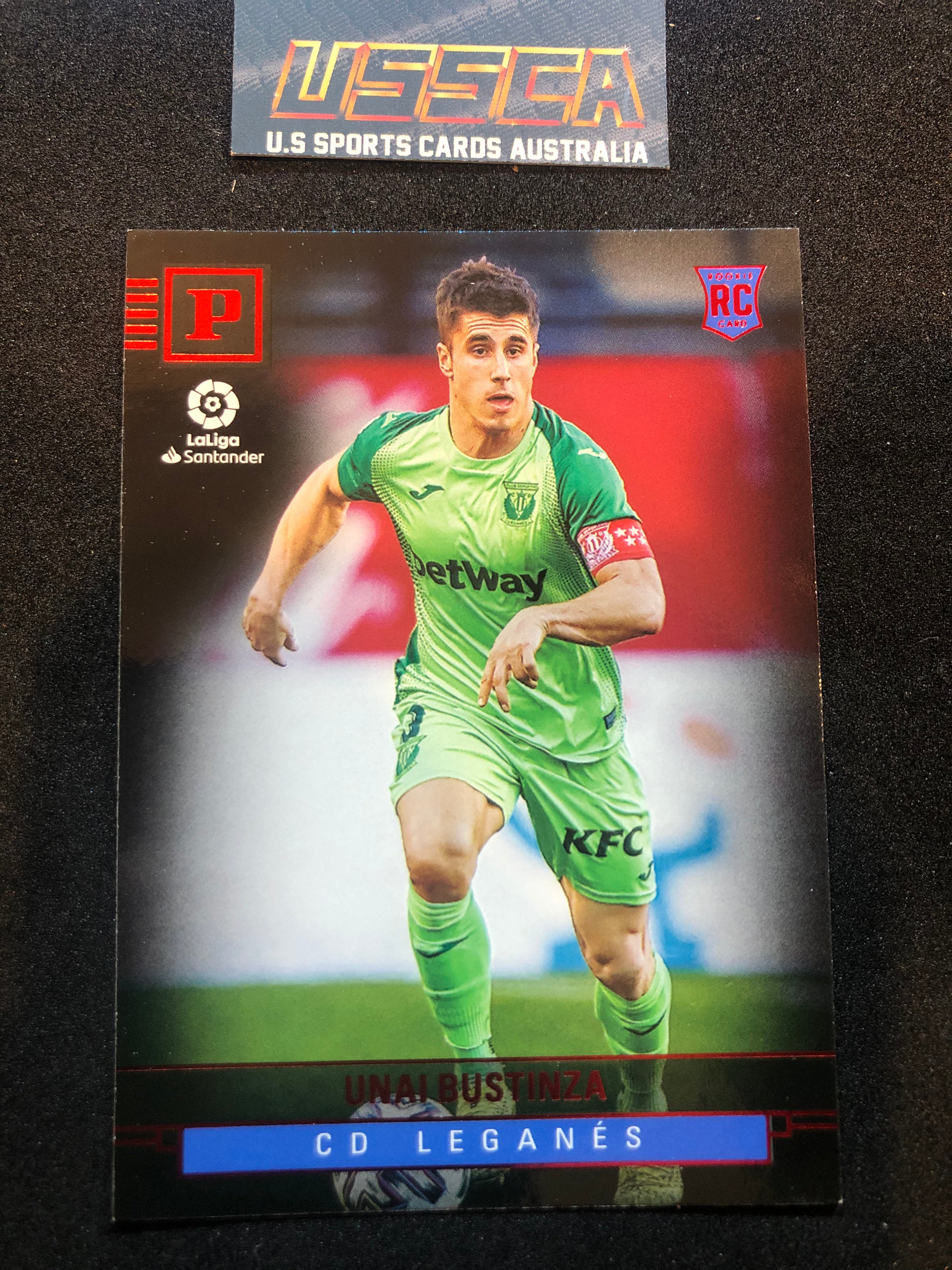 2019-20 Panini Chronicles - Red #354  Panini La Liga - Unai Bustinza - CD Leganes