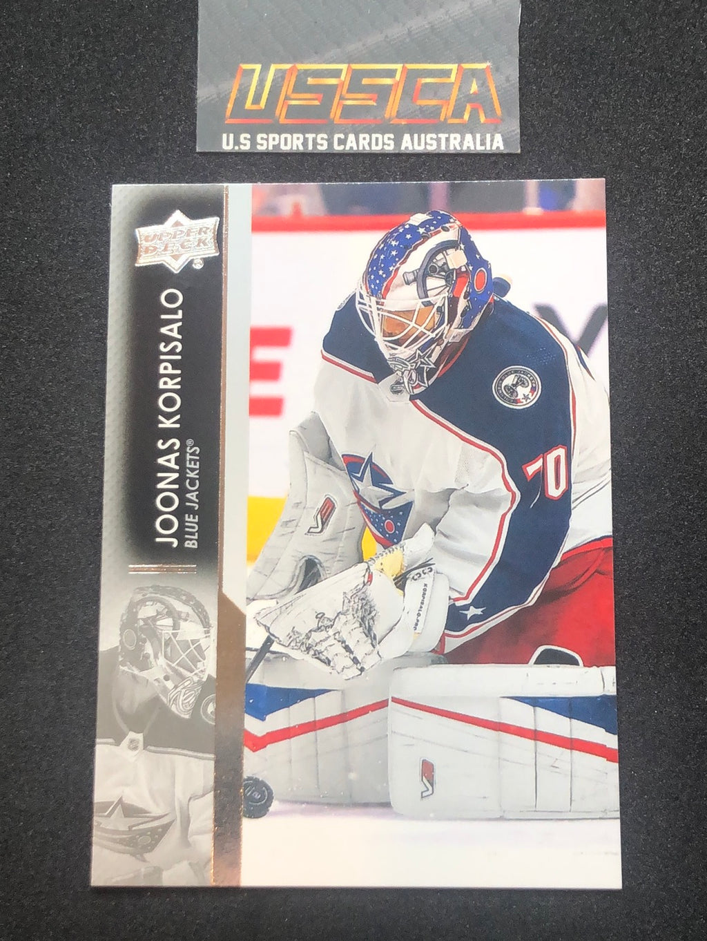 2021-22 Upper Deck Series Two #304 - Joonas Korpisalo - Columbus Blue Jackets