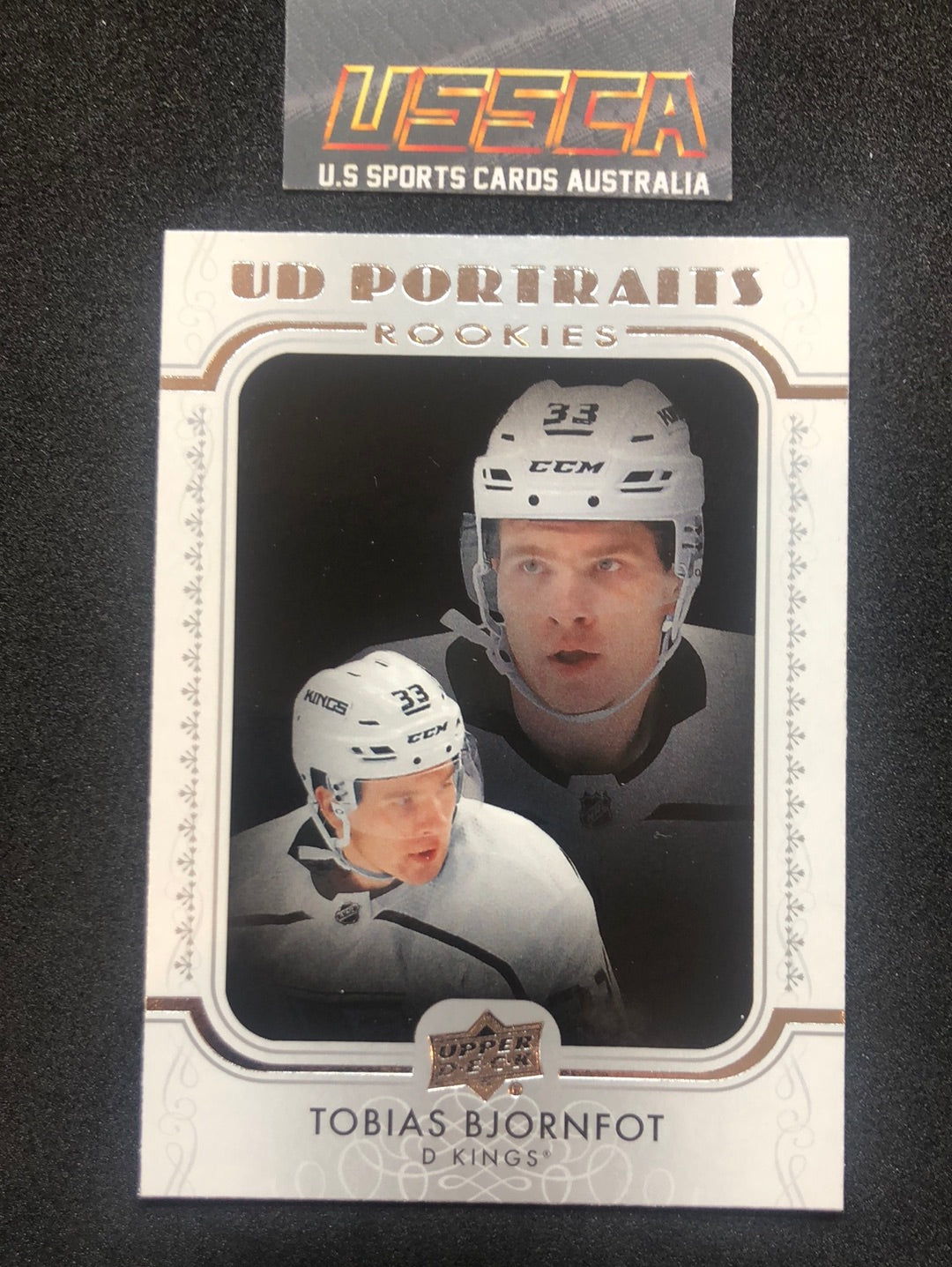 2019-20 Upper Deck Series Two  #P-65 - UD Portraits - Tobias Bjornfot - Los Angeles Kings