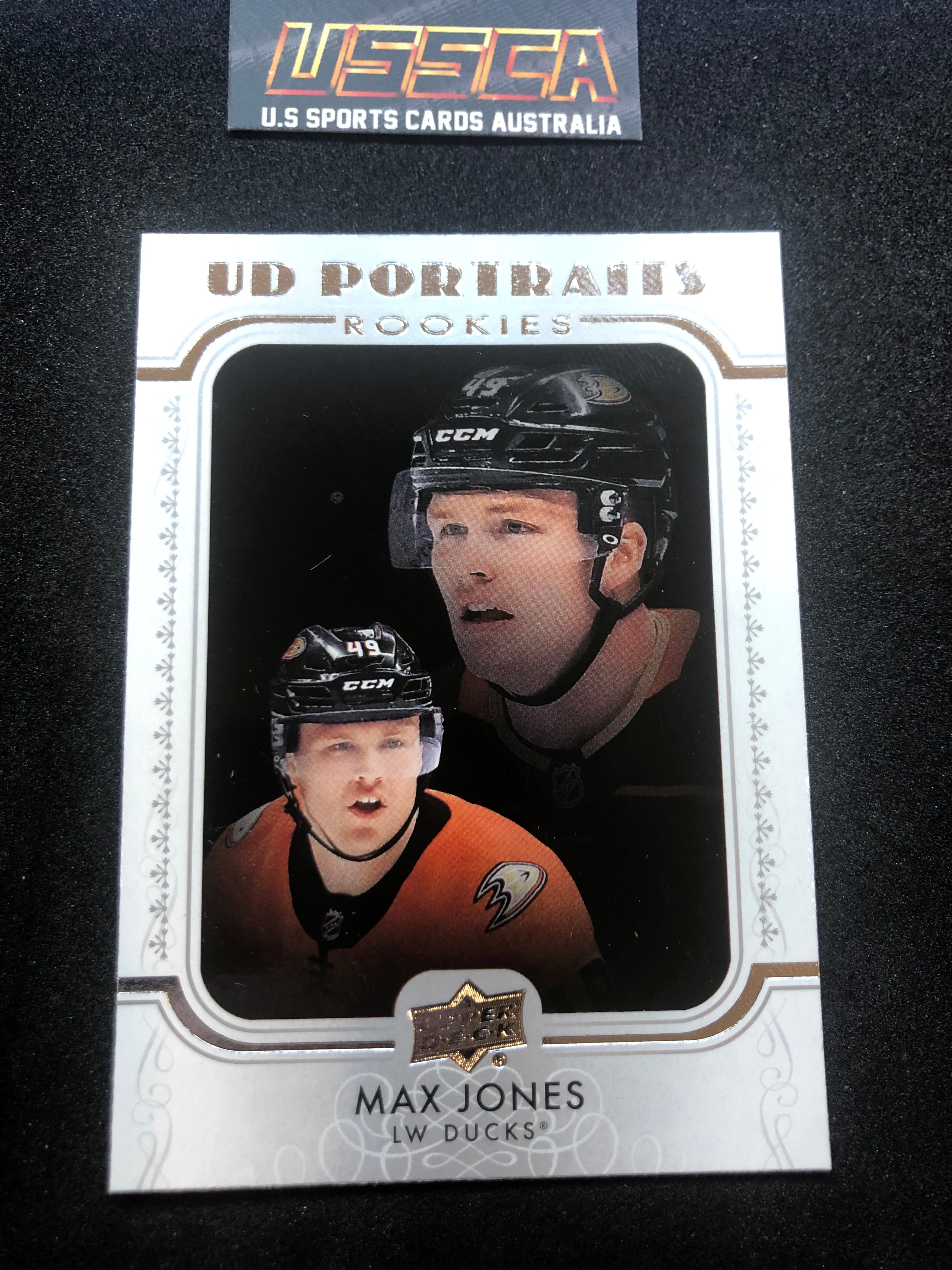 2019-20 Upper Deck Series Two #P-85 - UD Portraits - Max Jones - Anaheim Ducks RC