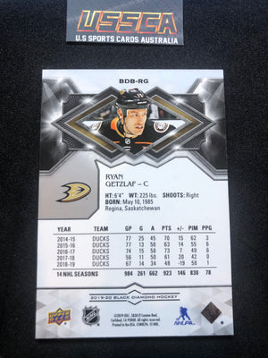 2019-20 Upper Deck Black Diamond - [Base] #BDB-RG - Ryan Getzlaf - Anaheim Ducks