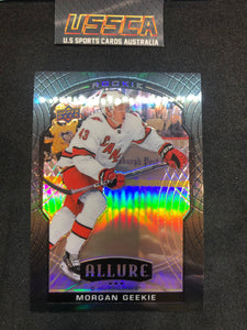 2020-21 Upper Deck Allure Hockey Black Rainbow #74 Morgan Geekie - Carolina Hurricanes