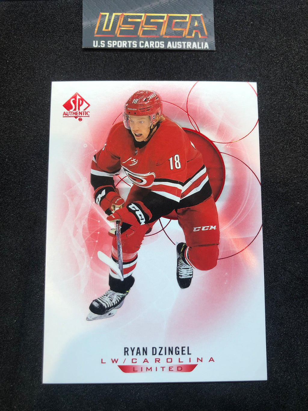 2020-21 Upper Deck SP Authentic Hockey - [Base] - Limited Red #73 - Ryan Dzingel - Carolina Hurricanes