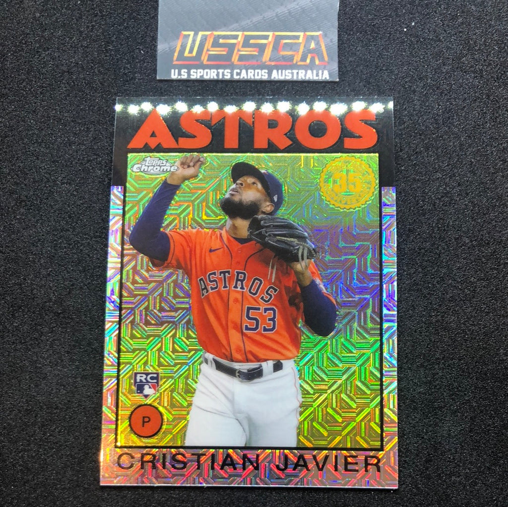 2021 Topps - Silver Pack 1986 Chrome Baseball #86BC-70 - Christian Javier - Houston Astros