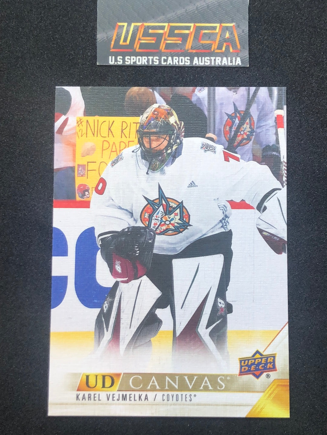 2022-23 Upper Deck Series 1 Hockey #C5 UD Canvas - Karel Vejmelka - Arizona Coyotes