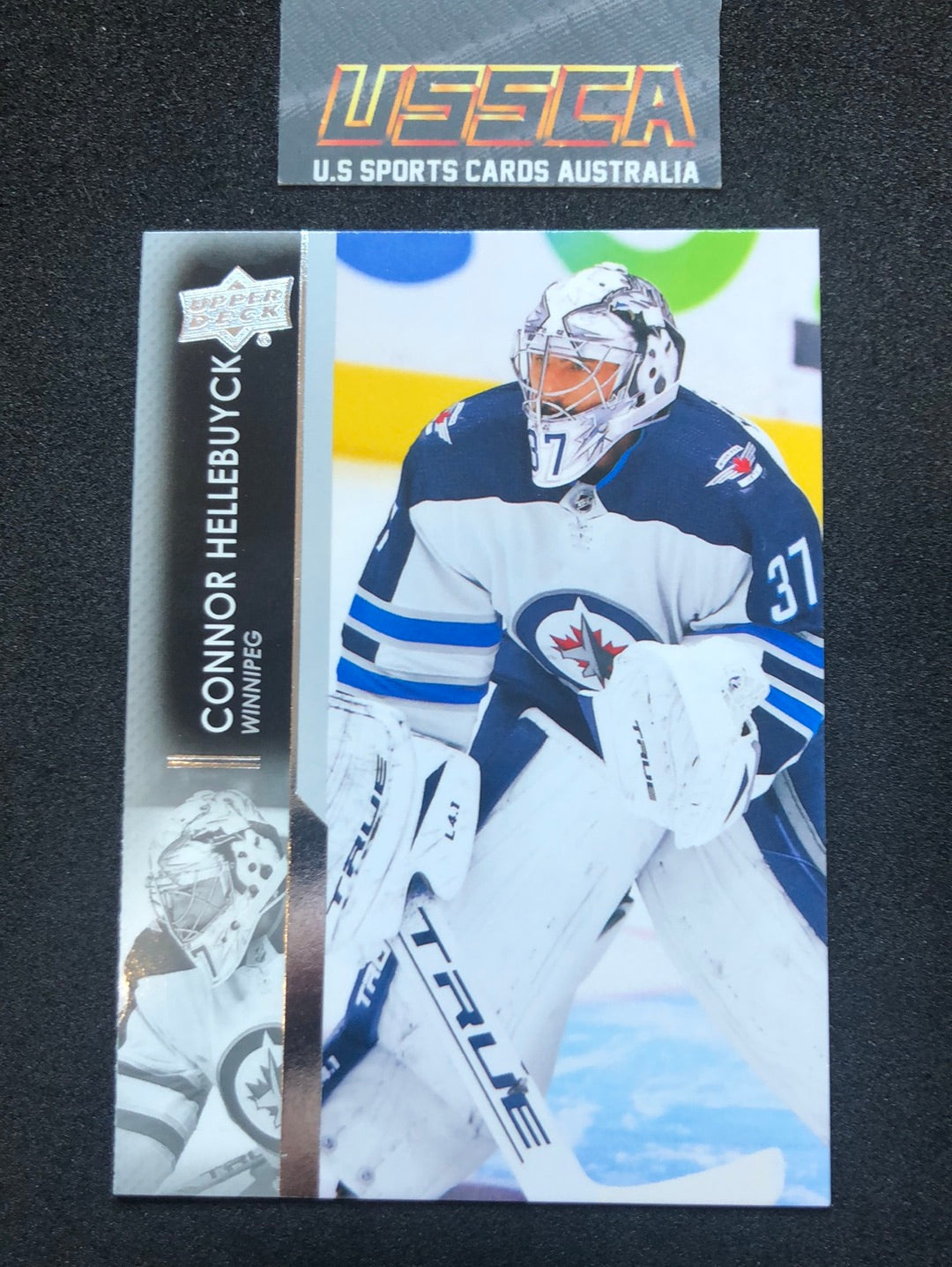 2021-22 Upper Deck Series Two #446 - Connor Hellebuyck - Winnipeg Jets