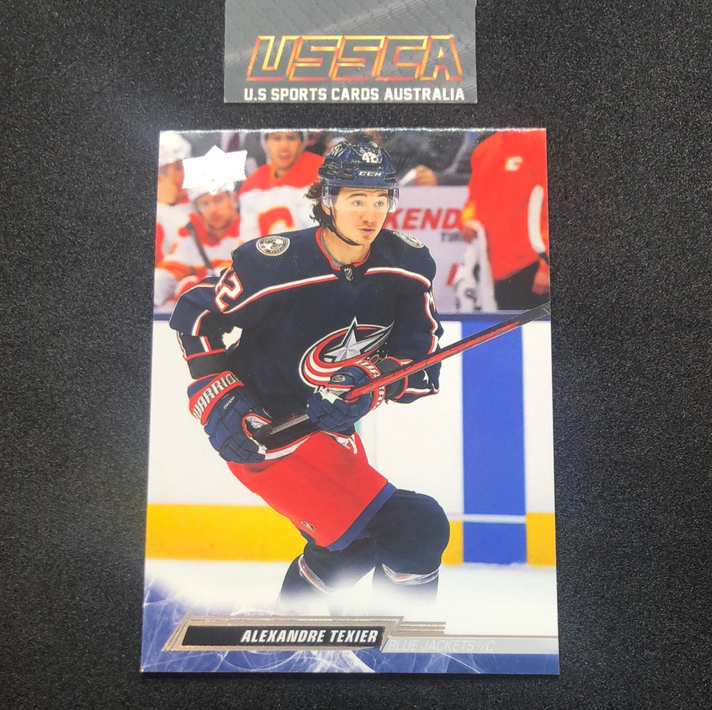 2022-23 Upper Deck Series 1 Hockey #56 Alexander Texier - Columbus Blue Jackets