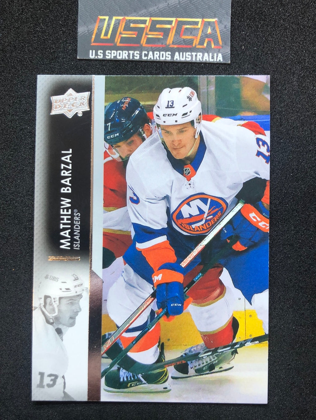 2021-22 Upper Deck Series Two #362 - Mathew Barzal - New York Islanders