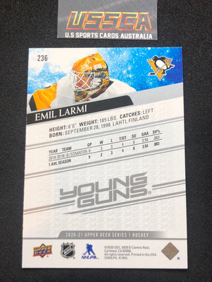 2020-21 Upper Deck Series 1 - Young Guns #236 Emil Larmi - Nashville Predators