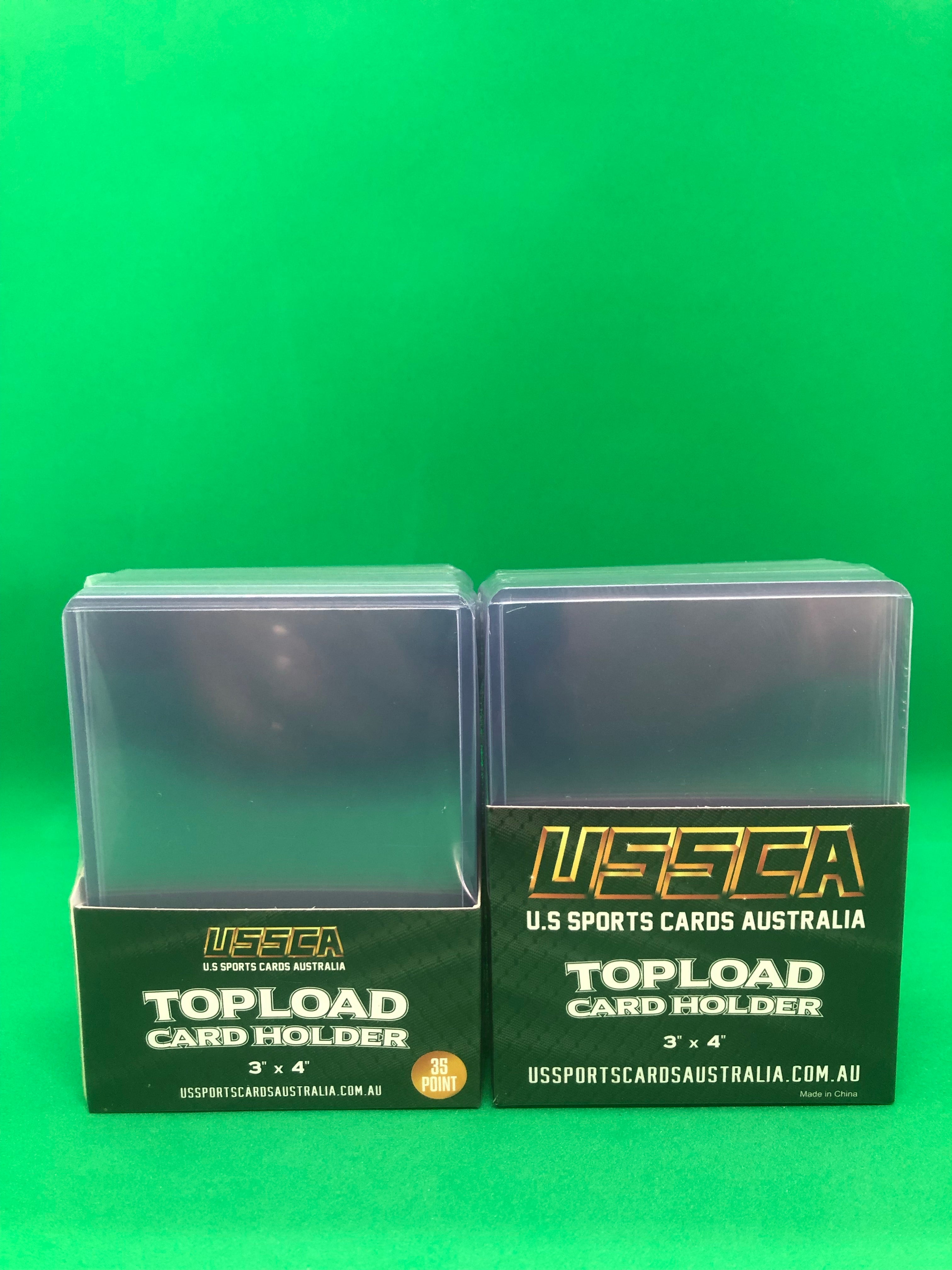 USSCA Topload Card holder Standard (3" x 4") (25pk) 35pt