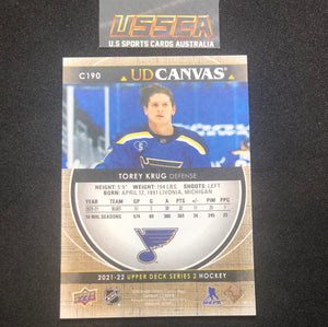 2021-22 Upper Deck Series Two #C190 - UD Canvas - Tory Krug - St Louis Blues