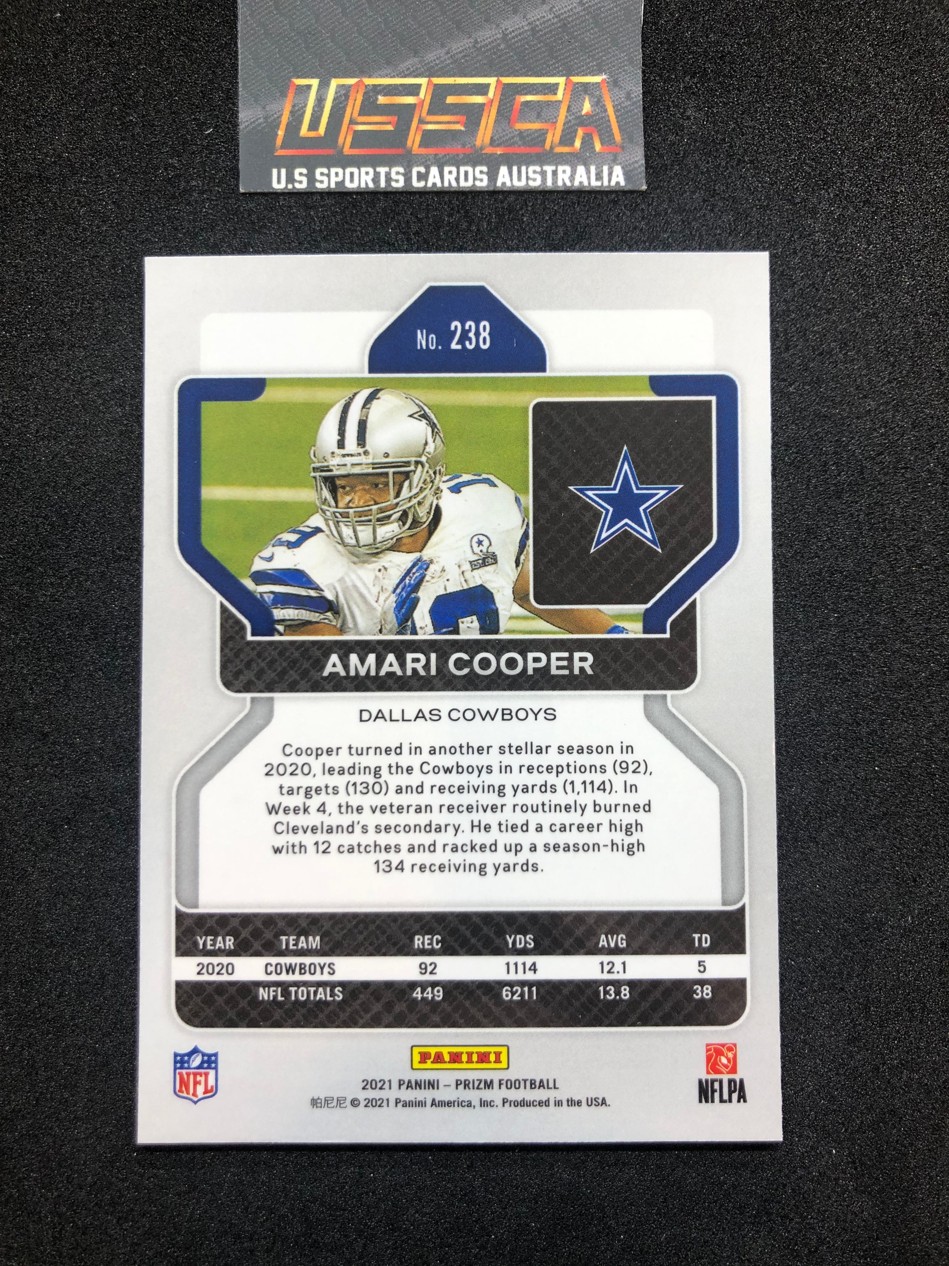 2021 Panini Prizm - [Base] #238 - Amari Cooper - Dallas Cowboys