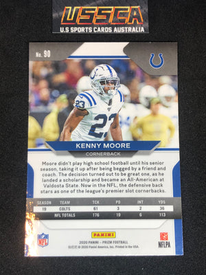 2020 Panini Prizm Football #90 Kenny Moore - Indianapolis Colts