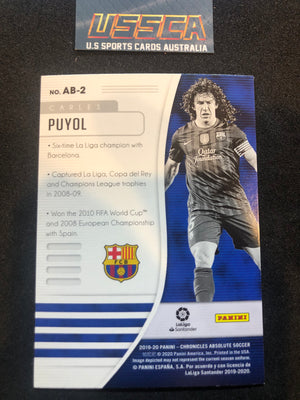 2019-20 Panini Chronicles - Absolute #AB-2 Carles Puyol - FC Barcelona