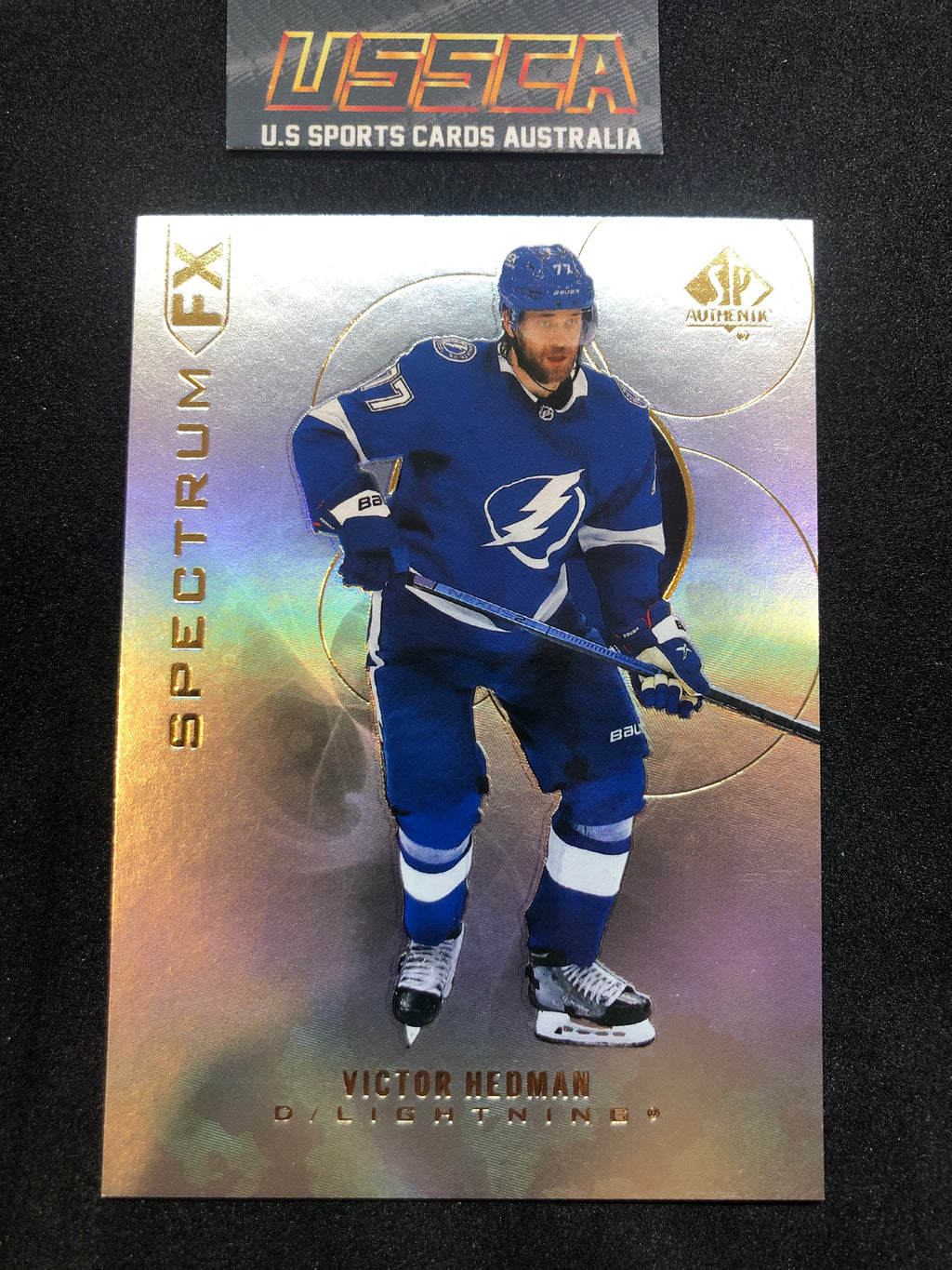 2020-21 Upper Deck SP Authentic Hockey - Bounty Spectrum FX #S-3 - Victor Hedman - Tampa Bay Lightning