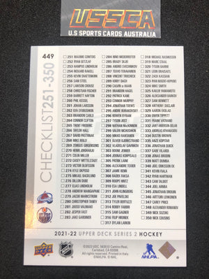 2021-22 Upper Deck Series Two #449 - Checklist