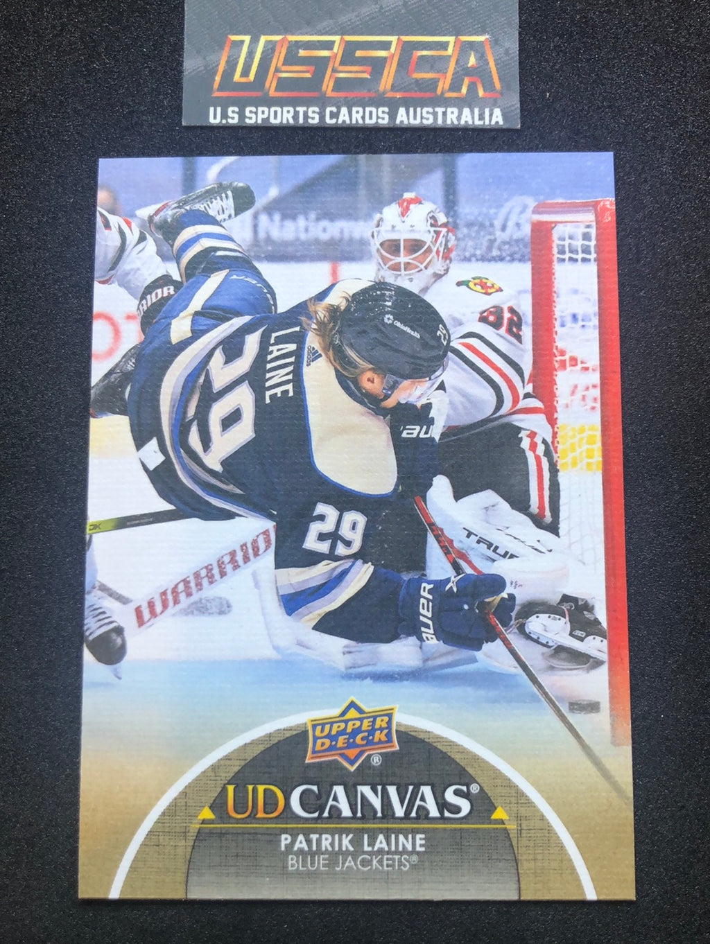 2021-22 Upper Deck Series Two #C25 - UD Canvas - Patrik Laine - Columbus Blue Jackets