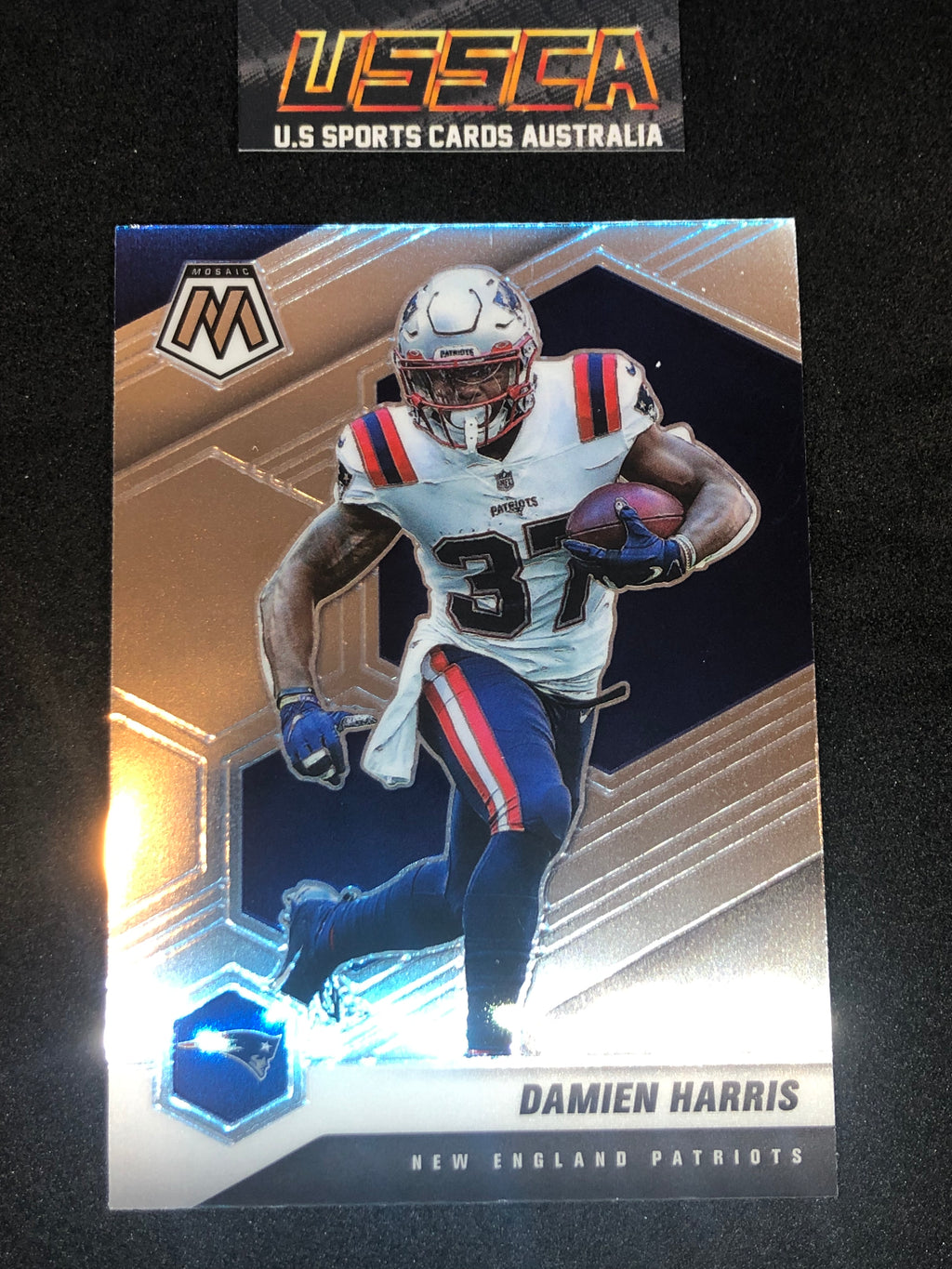 2021 Panini Mosaic Football #139 Damien Harris - New England Patriots