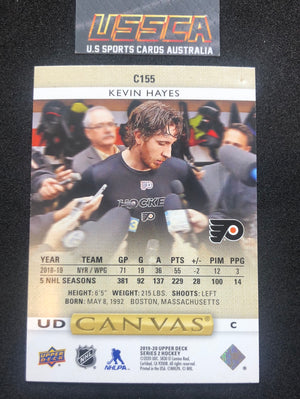 2019-20 Upper Deck Series Two  #C155 - UD Canvas - Kevin Hayes - Philadelphia Flyers