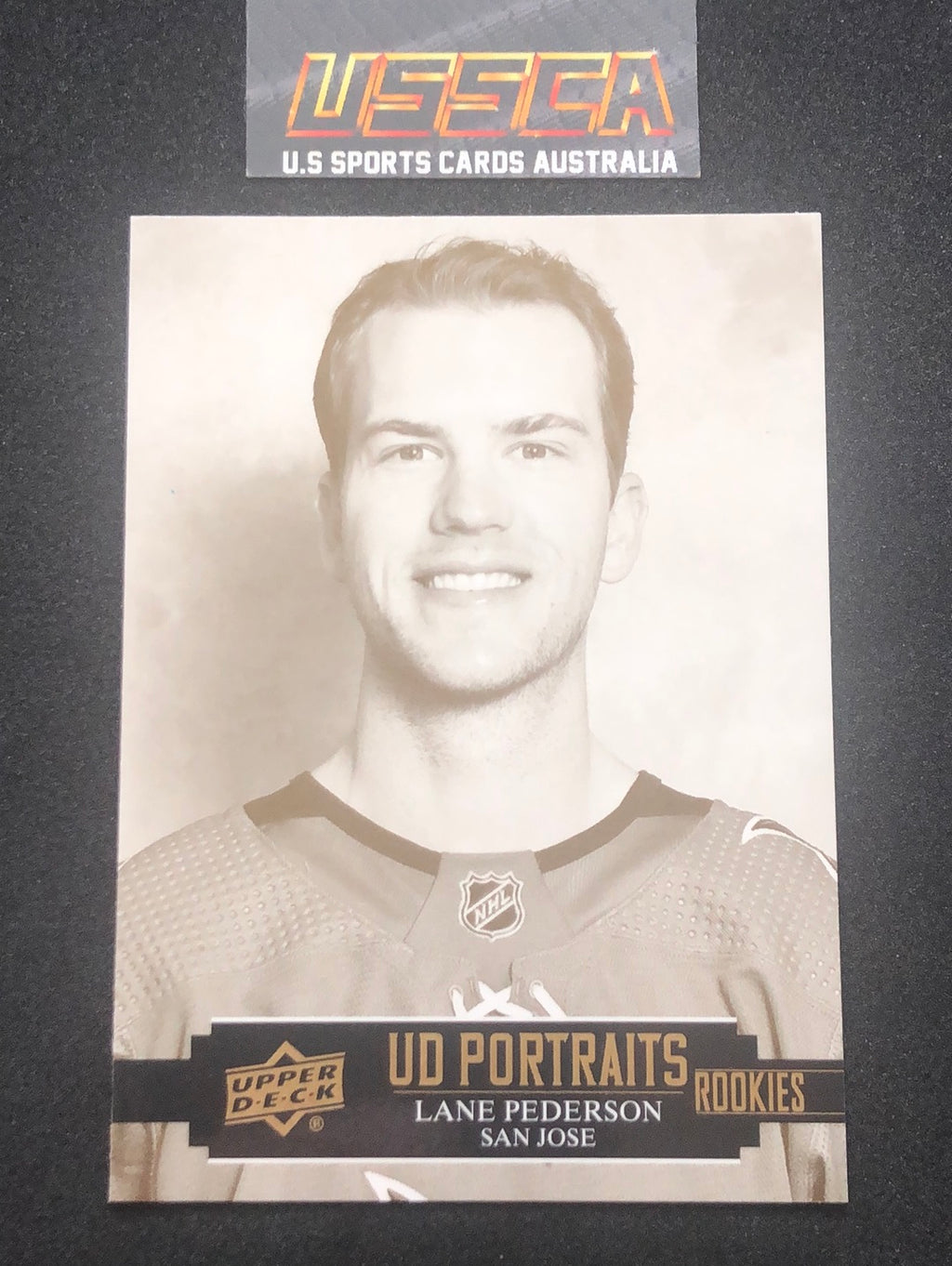 2021-22 Upper Deck Series Two #P-66 - UD Portraits - Lane Pederson - San Jose Sharks