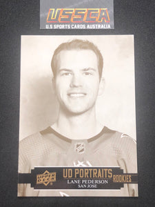 2021-22 Upper Deck Series Two #P-66 - UD Portraits - Lane Pederson - San Jose Sharks