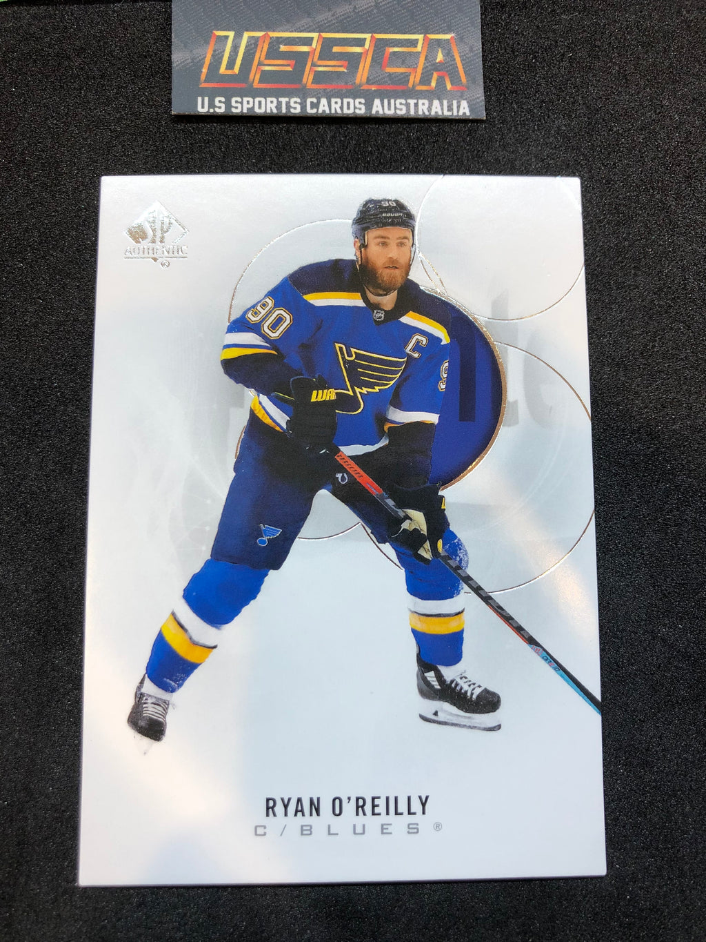 2020-21 SP Authentic - [Base] #08 - Ryan O'Reilly - St. Louis Blues