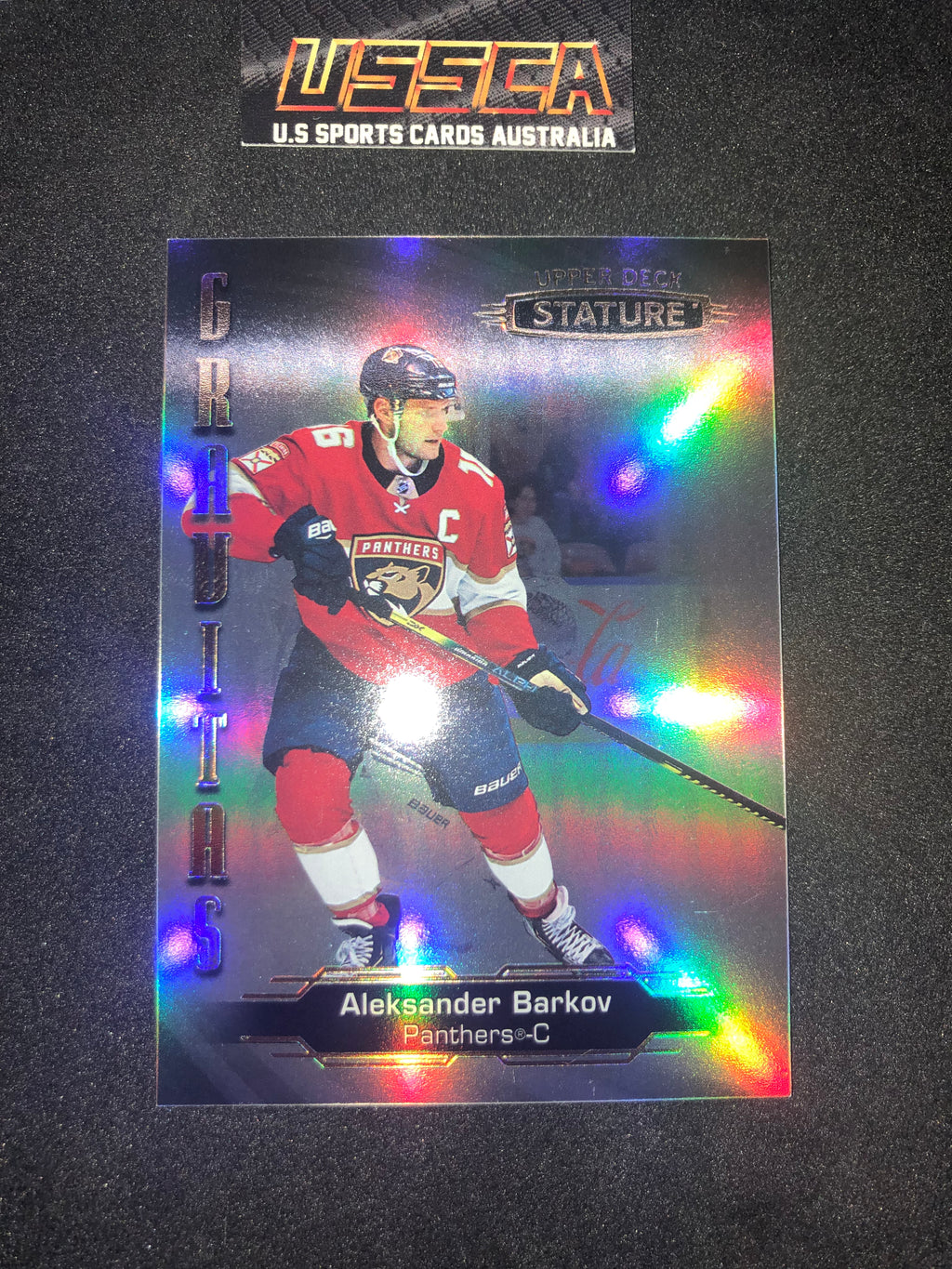 2020-21 Upper Deck Stature Hockey - Gravitas #G-9 - Aleksander Barkov - Florida Panthers