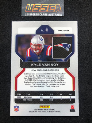 2021 Panini Prizm - [Base] - Red White & Blue Prizm #101 - Kyle Van Noy - New England Patriots