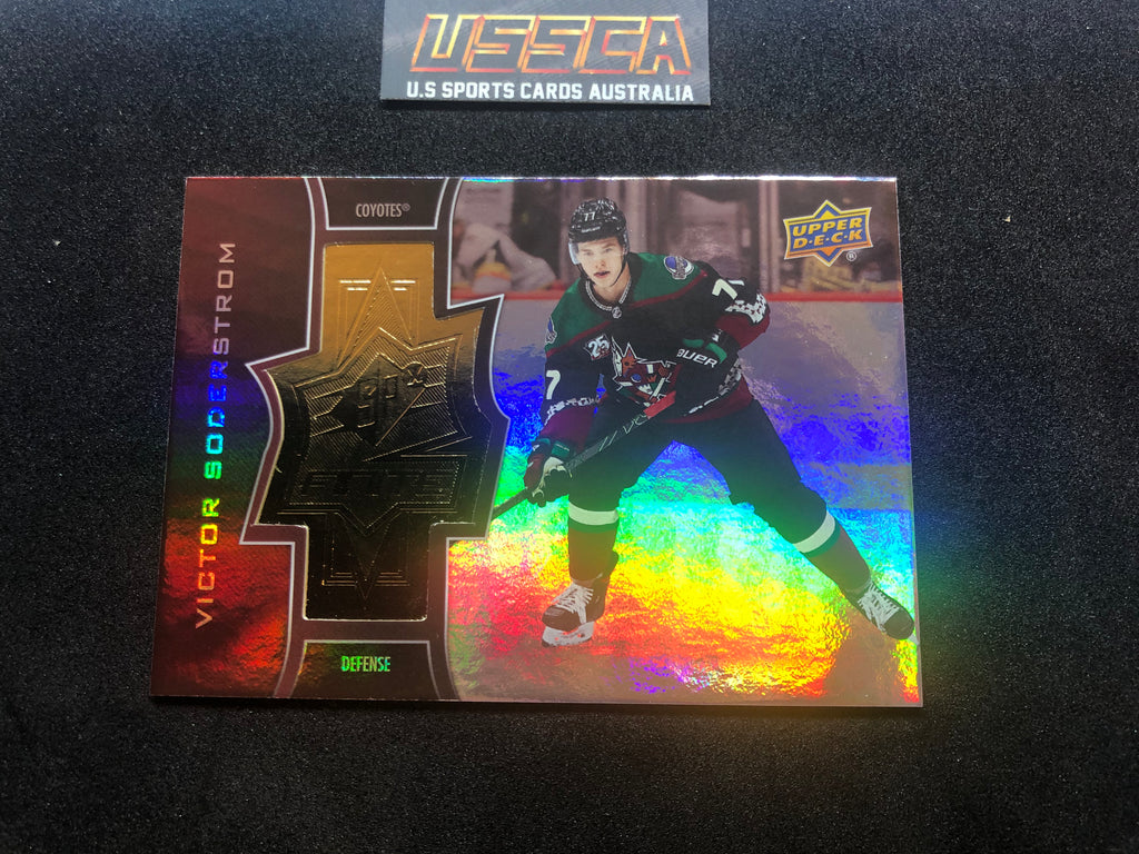 2020-21 Upper Deck Extended Series #SF-32 - SPx Finite - Radiance - Victor Soderstrom - Arizona Coyotes - #/299