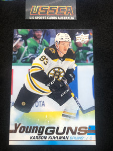 2019-20 Upper Deck Series 1 - Young Guns #248 Karson Kuhlman - Boston Bruins RC